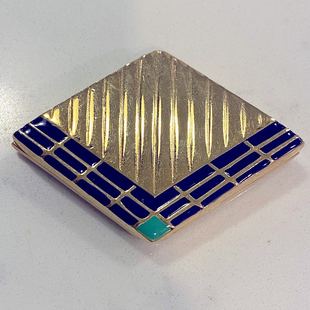 Vintage Estée Lauder Private Collection Solid Perfume Compact ‘Desert Diamond’